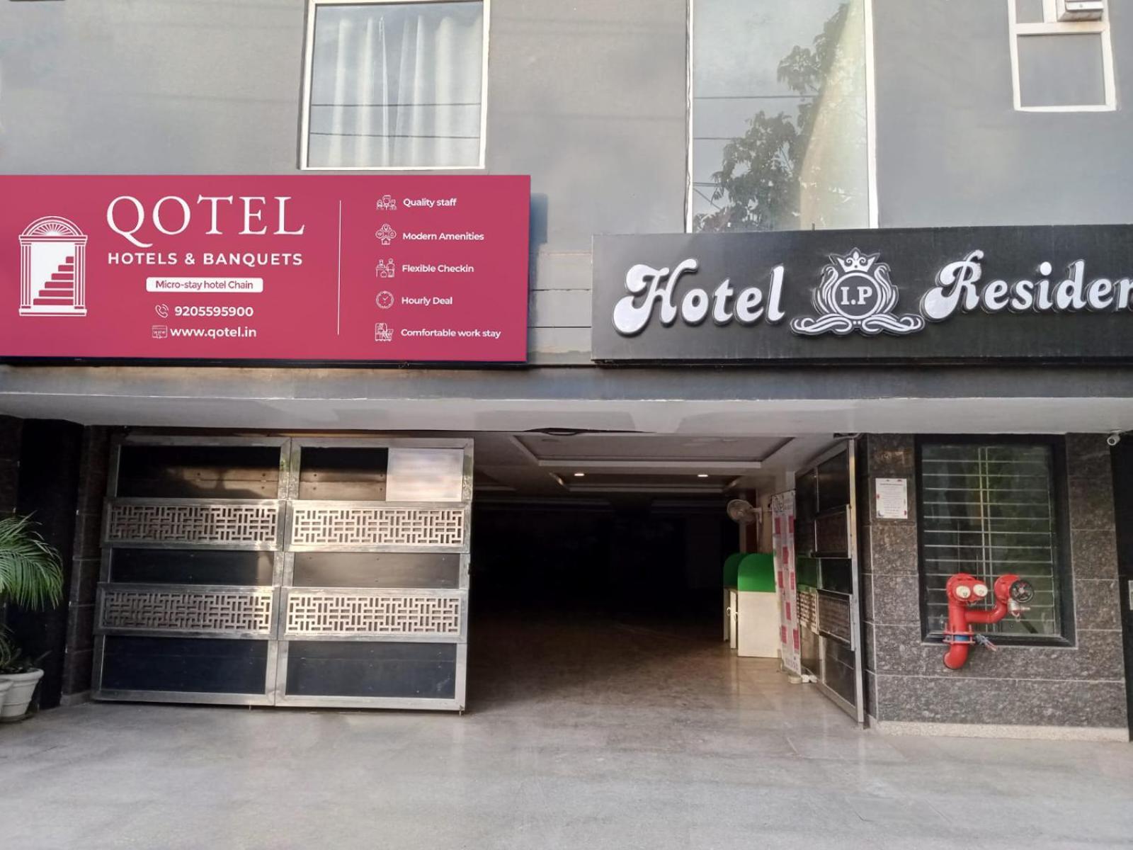 Qotel Hotel Ip Residency East Delhi Preet Vihar 新德里 外观 照片